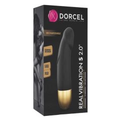 Dorcel Real Vibration S 2.0 - akkus vibrátor (fekete-arany)