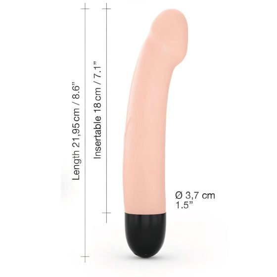 Dorcel Real Vibration M 2.0 - akkus vibrátor (natúr)