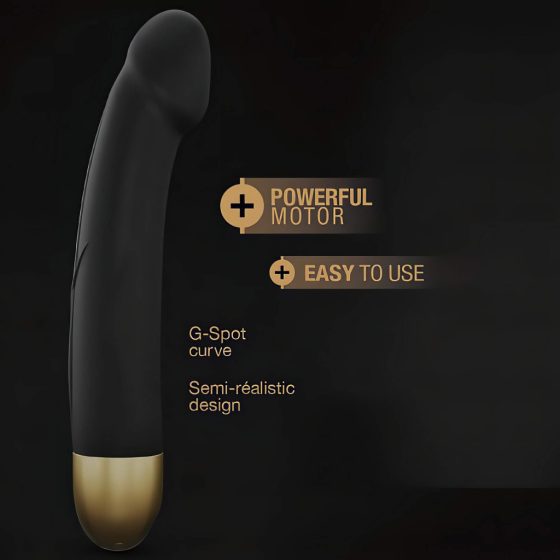 Dorcel Real Vibration M 2.0 - akkus vibrátor (fekete-arany)