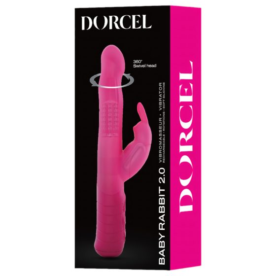 Dorcel Baby Rabbit 2.0 - akkus, csiklókaros vibrátor (pink)