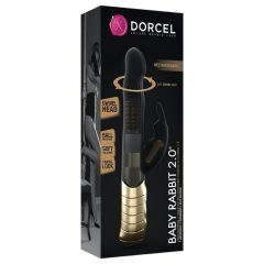   Dorcel Baby Rabbit 2.0 - akkus, csiklókaros vibrátor (fekete-arany)