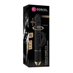   Dorcel Furious Rabbit 2.0 - lökő csiklókaros vibrátor (fekete)