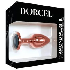   Dorcel Diamond Plug S - alumínium anál dildó - kicsi (rózsaarany)