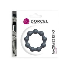   Dorcel Maximize - gömbös, szilikon péniszgyűrű (szürke)