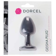 Dorcel Geisha Plug M - golyós anál plug (fekete)