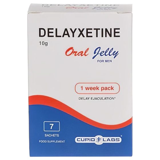 Delayxetine - étrend-kiegészítő zselé férfiaknak (7 tasak)