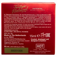   HOT Twilight Natural - feromon parfüm nőknek (15ml) - illatmentes