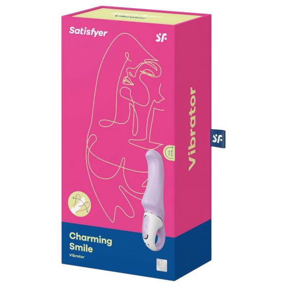 Satisfyer Charming Smile - vízálló, akkus G-pont vibrátor (lila)