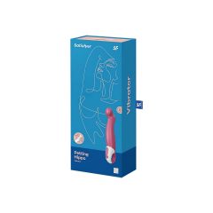   Satisfyer Petting Hippo - akkus, vízálló vibrátor (magenta)