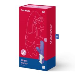   Satisfyer Magic Bunny - vízálló, akkus csiklókaros vibrátor (kék)