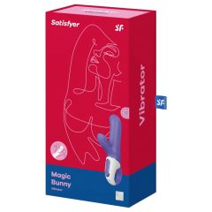   Satisfyer Magic Bunny - vízálló, akkus csiklókaros vibrátor (kék)