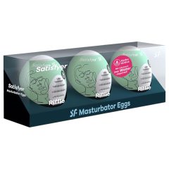 Satisfyer Egg Riffle - maszturbációs tojás szett (3db)