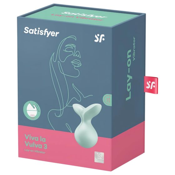 / Satisfyer Viva la Vulva 3 - vízálló csiklóvibrátor (menta)