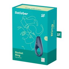   Satisfyer Rocket Ring - vízálló, vibrációs péniszgyűrű (kék)