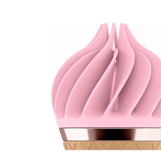 Satisfyer Sweet Treat - akkus, forgó csiklóvibrátor (pink-barna)