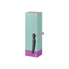   Satisfyer Wand-er Woman - vízálló masszírozó vibrátor (fekete)