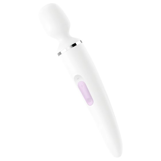 Satisfyer Wand-er Woman - vízálló masszírozó vibrátor (fehér)