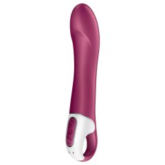   Satisfyer Big Heat - akkus, melegítő G-pont vibrátor (piros)