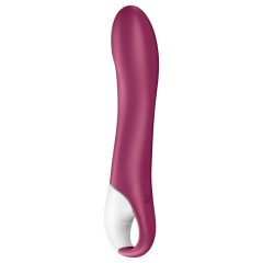   Satisfyer Big Heat - akkus, melegítő G-pont vibrátor (piros)