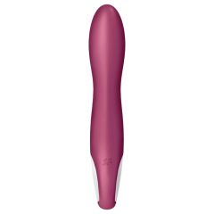   Satisfyer Big Heat - akkus, melegítő G-pont vibrátor (piros)