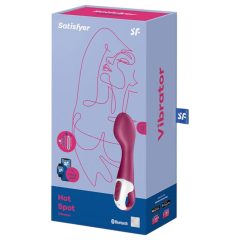   Satisfyer Hot Spot - akkus, melegítő G-pont vibrátor (piros)