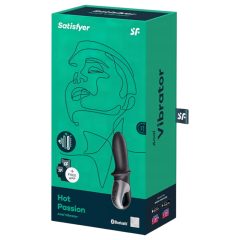   Satisfyer Hot Passion - okos melegítő análvibrátor (fekete)