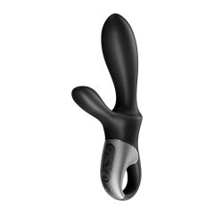   Satisfyer Heat Climax+ - okos, melegítő, karos análvibrátor (fekete)