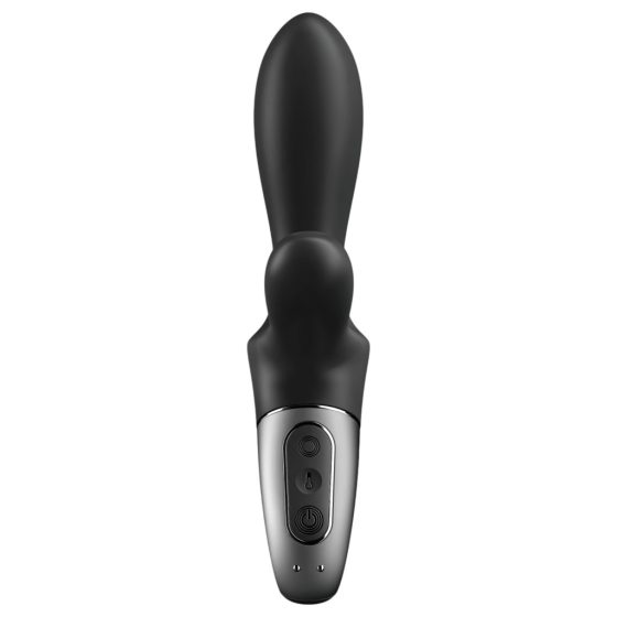 Satisfyer Heat Climax+ - okos, melegítő, karos análvibrátor (fekete)