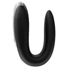   Satisfyer Double Fun - okos, vízálló, rádiós párvibrátor (fekete)