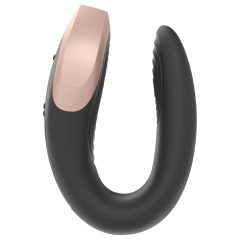   Satisfyer Double Love - okos, vízálló, rádiós párvibrátor (fekete)