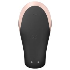   Satisfyer Double Love - okos, rádiós párvibrátor (fekete)