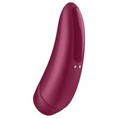   Satisfyer Curvy 1+ - okos léghullámos csiklóizgató (vörös)