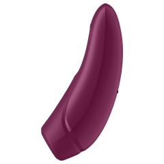   Satisfyer Curvy 1+ - okos léghullámos csiklóizgató (vörös)