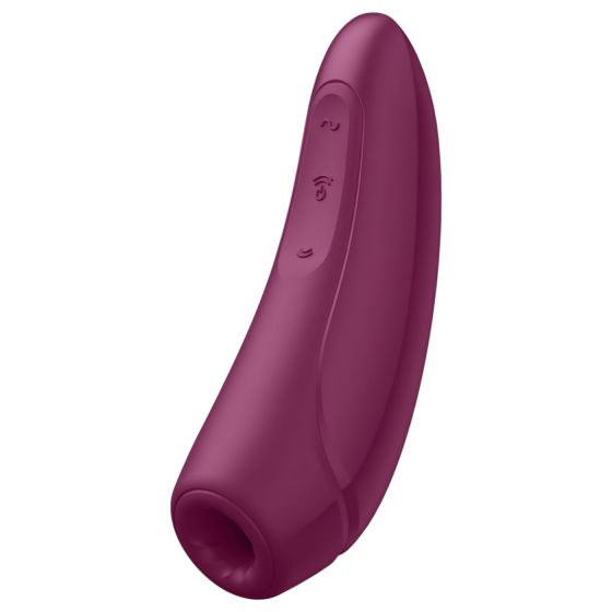 Satisfyer Curvy 1+ - okos léghullámos csiklóizgató (vörös)