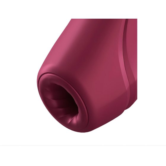 Satisfyer Curvy 1+ - okos léghullámos csiklóizgató (vörös)