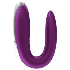 Satisfyer Double Fun - okos párvibrátor (lila)