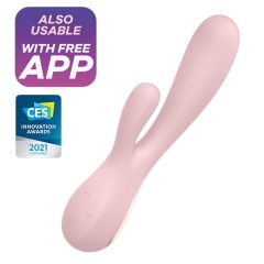   Satisfyer Mono Flex - okos vízálló vibrátor (halvány pink)