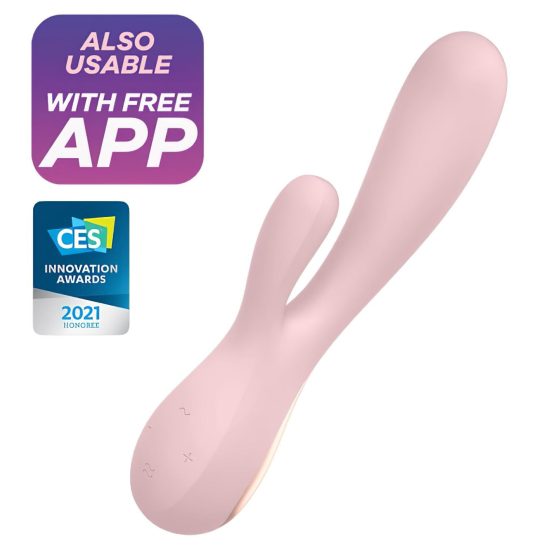 Satisfyer Mono Flex - okos vízálló vibrátor (halvány pink)