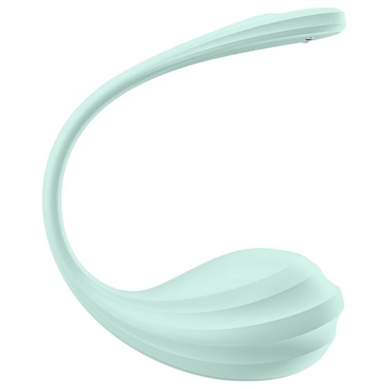 Satisfyer Smooth Petal - okos vibrációs tojás (zöld)