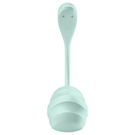 Satisfyer Smooth Petal - okos vibrációs tojás (zöld)