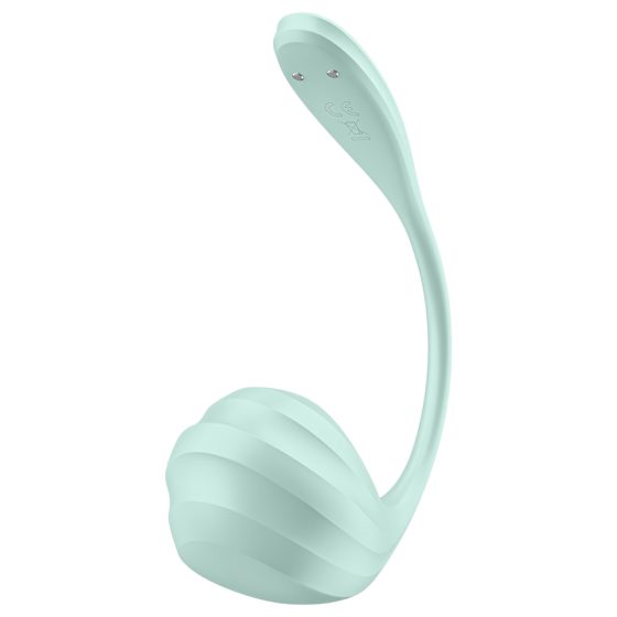 Satisfyer Smooth Petal - okos vibrációs tojás (zöld)