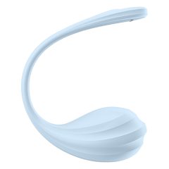 Satisfyer Smooth Petal - okos vibrációs tojás (kék)