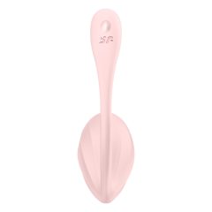 Satisfyer Ribbed Petal - rádiós vibrációs tojás (pink)