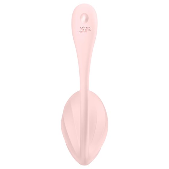 Satisfyer Ribbed Petal - rádiós vibrációs tojás (pink)