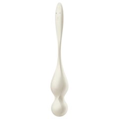   Satisfyer Love Birds 1 - okos, vibrációs gésagolyó (fehér)