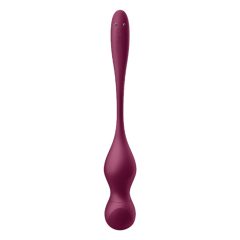   Satisfyer Love Birds Vary - okos, variálható gésagolyó (bordó)