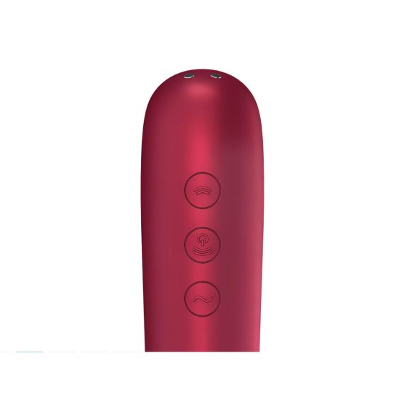 Satisfyer Dual Love - okos hüvelyi és csiklóvibrátor (piros)