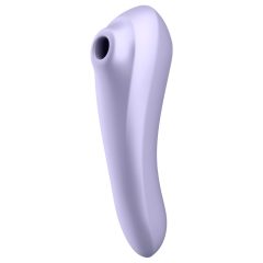   Satisfyer Dual Pleasure - okos léghullámos 2in1 vibrátor (lila)