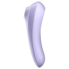   Satisfyer Dual Pleasure - okos léghullámos 2in1 vibrátor (lila)