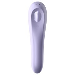   Satisfyer Dual Pleasure - okos léghullámos 2in1 vibrátor (lila)